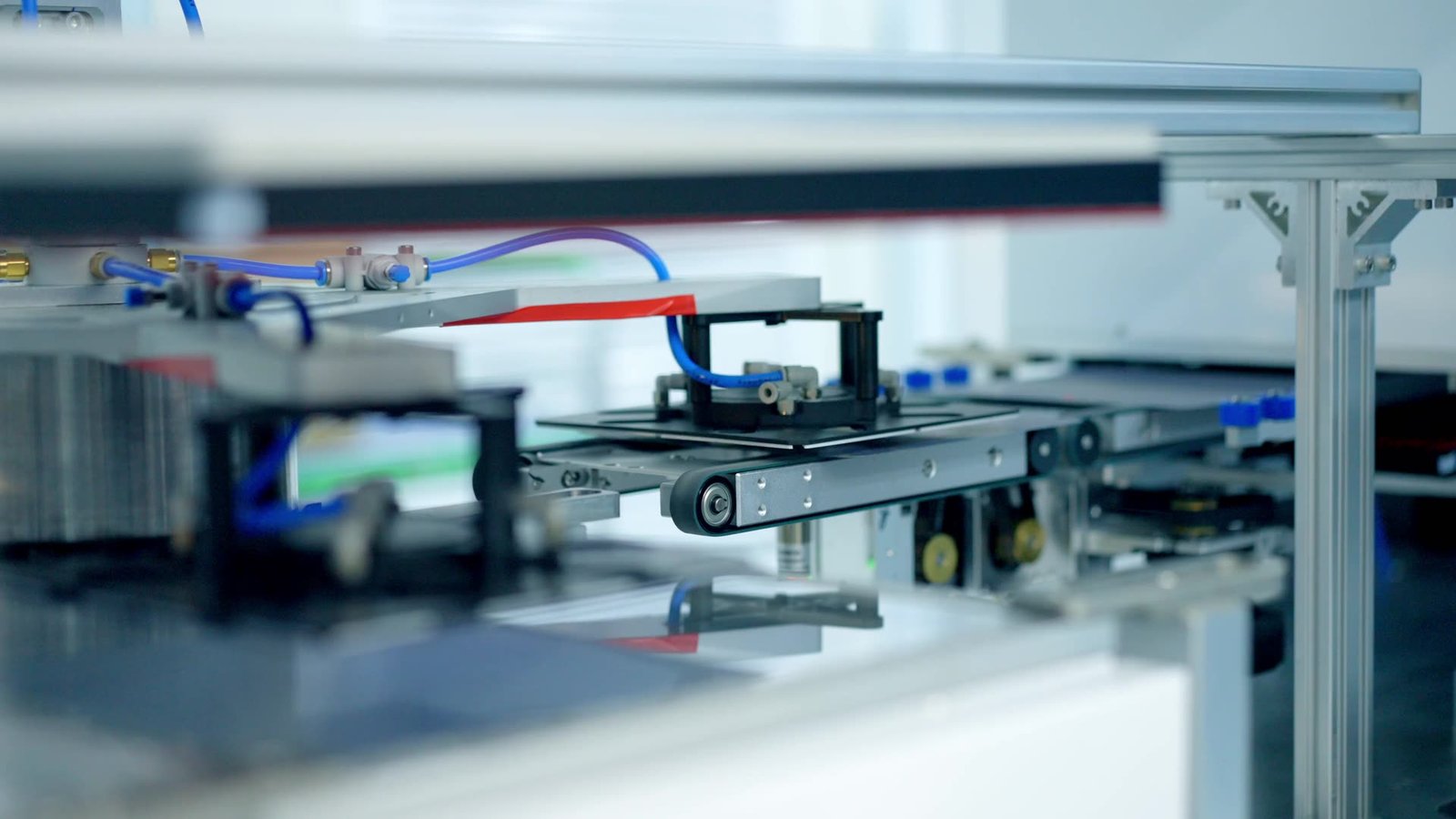 Automated assembly line running inside a supplier's plant